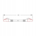 PATCHCORD SKRĘTKA GETFORT CAT.6A S/FTP LSOH 2m szary