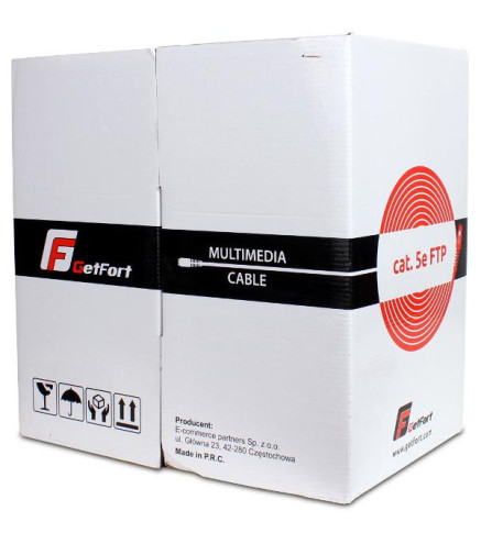 KABEL SKRĘTKA GETFORT CAT.5E F/UTP PVC 305m
