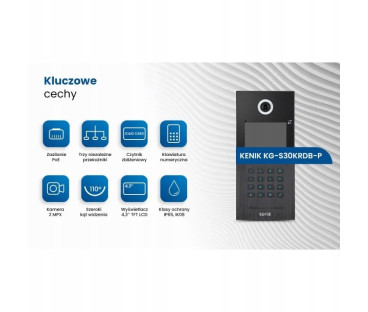 Stacja bramowa IP KENIK KG-S30KRDB-P