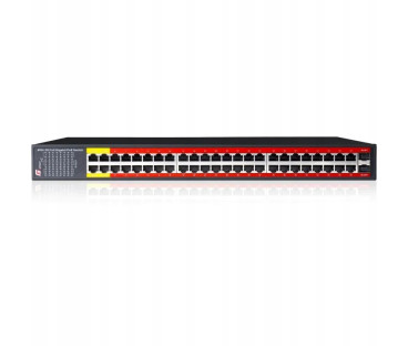 SWITCH POE GETFORT 48GE+2SFP Gigabit 800W