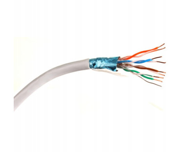 KABEL SKRĘTKA GETFORT PREMIUM CAT.5E F/UTP PVC 1m