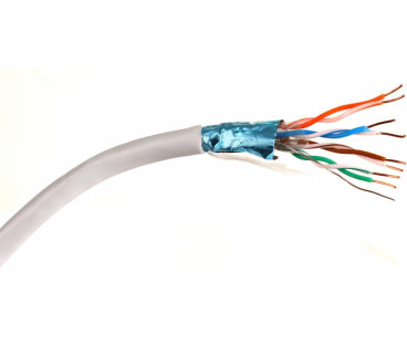 KABEL SKRĘTKA GETFORT PREMIUM CAT.5E F/UTP PVC 1m