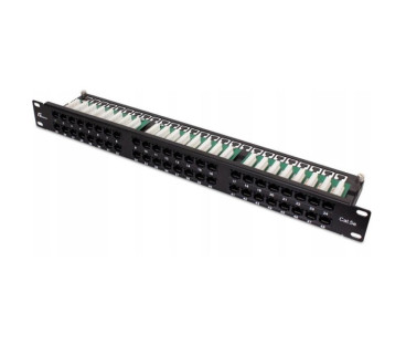 PATCH PANEL UTP CAT.5E 48 PORTÓW PGF-5EUTP48-B9 GETFORT