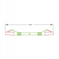 PATCHCORD SKRĘTKA GETFORT CAT.6A S/FTP LSOH 10m zielony