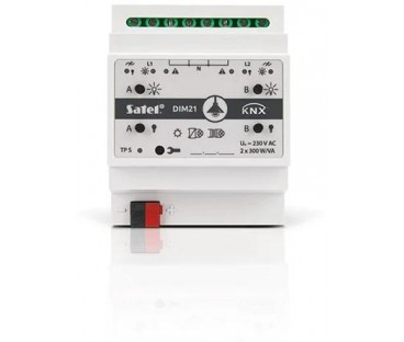 SATEL KNX 2-kanałowy aktor ściemniający KNX-DIM21