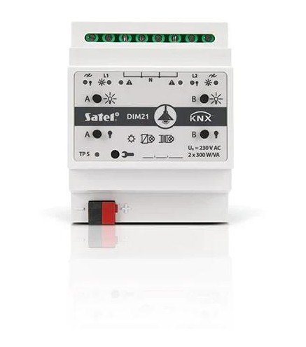 SATEL KNX 2-kanałowy aktor ściemniający KNX-DIM21