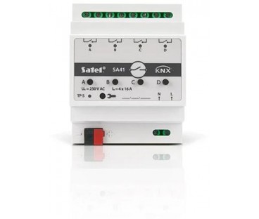 SATEL KNX 4-kanałowy aktor przełączający KNX-SA41