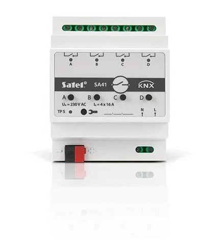 SATEL KNX 4-kanałowy aktor przełączający KNX-SA41
