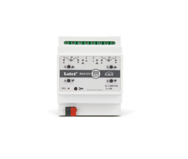 SATEL KNX 2-kanałowy aktor żaluzjowy 230V AC KNX-BSA12H