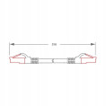PATCHCORD SKRĘTKA GETFORT CAT.6A S/FTP LSOH 3m szary