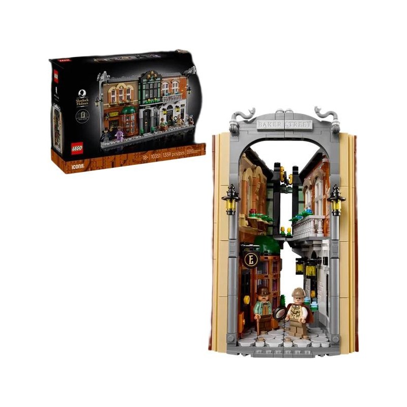 Klocki LEGO Icons - Sherlock Holmes: Book Nook