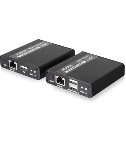 Extender HDMI Kenik KG-EX70HDMI-U/4K wideo + audio + myszka po skrętce