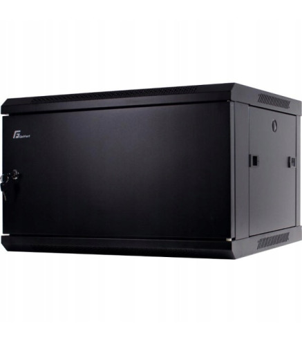 SZAFA RACK GETFORT 19 CALI 6U 600X600 WISZĄCA DRZWI STALOWE