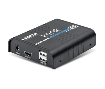 Odbiornik extendera HDMI Kenik KG-EX120HDMI-U/IP/4K6/Rx wideo + myszka po skrętce