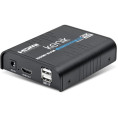 Odbiornik extendera HDMI Kenik KG-EX120HDMI-U/IP/4K6/Rx wideo + myszka po skrętce