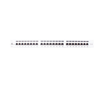 PATCH PANEL FTP CAT.6 24 PORTY SZARY PGF-6FTP24-B6-G GETFORT