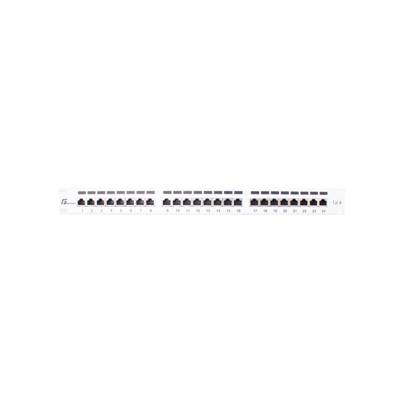 PATCH PANEL FTP CAT.6 24 PORTY SZARY PGF-6FTP24-B6-G GETFORT