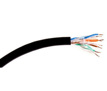 KABEL SKRĘTKA GETFORT PREMIUM CAT.5E U/UTP UV ŻELOWANY | Alarmista.pl