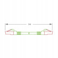 PATCHCORD SKRĘTKA GETFORT CAT.6A S/FTP LSOH 5m zielony