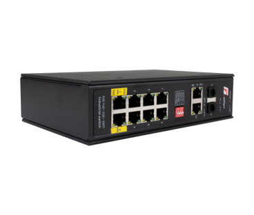 SWITCH POE GETFORT PRZEMYSŁOWY POE 8GE+2GE+2SFP | Alarmista.pl