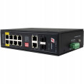SWITCH POE GETFORT PRZEMYSŁOWY POE 8GE+2GE+2SFP (-40/80)