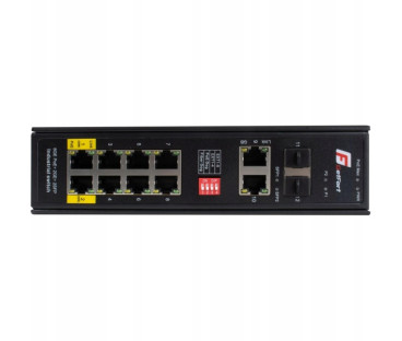 SWITCH POE GETFORT PRZEMYSŁOWY POE 8GE+2GE+2SFP | Alarmista.pl