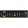 SWITCH POE GETFORT PRZEMYSŁOWY POE 8GE+2GE+2SFP (-40/80)
