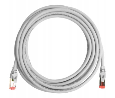 PATCHCORD SKRĘTKA GETFORT CAT.6A S/FTP LSOH 10m szary