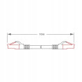 PATCHCORD SKRĘTKA GETFORT CAT.6A S/FTP LSOH 10m szary