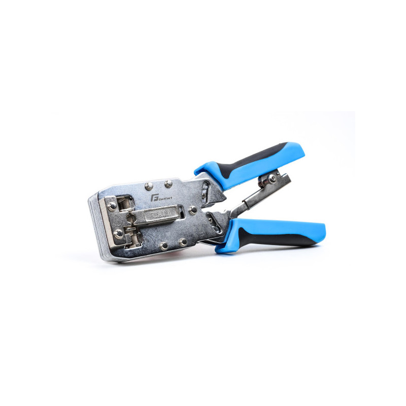 Zaciskacz wtyków Getfort RJ45 8p+6p+4p+AMP kat. 6, kontrola docisku
