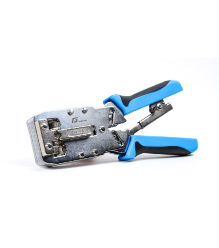 Zaciskacz wtyków Getfort RJ45 8p+6p+4p+AMP kat. 6, kontrola docisku