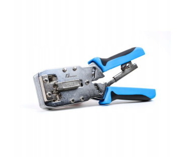 Zaciskacz wtyków Getfort RJ45 8p+6p+4p+AMP kat. 6, kontrola docisku