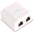GNIAZDO NATYNKOWE GETFORT 2XRJ45 KAT.5E GNIAZDO NATYNKOWE GETFORT 2XRJ45 KAT.5E