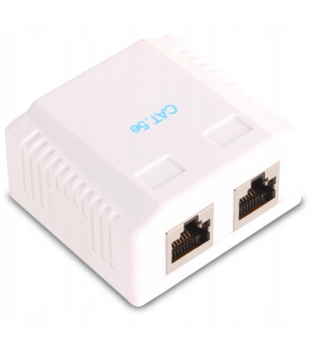 GNIAZDO NATYNKOWE GETFORT 2XRJ45 KAT.5E