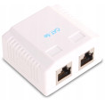 GNIAZDO NATYNKOWE GETFORT 2XRJ45 KAT.5E GNIAZDO NATYNKOWE GETFORT 2XRJ45 KAT.5E