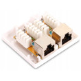 GNIAZDO NATYNKOWE GETFORT 2XRJ45 KAT.5E GNIAZDO NATYNKOWE GETFORT 2XRJ45 KAT.5E