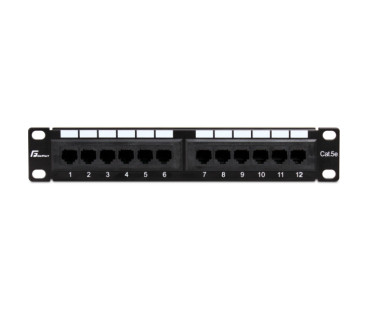 Patch Panel Getfort 10 cali 12 portów PGF-5EUTP12-B4