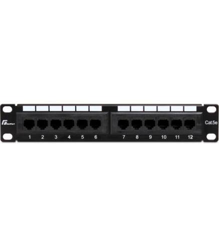 Patch Panel Getfort 10 cali 12 portów PGF-5EUTP12-B4