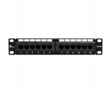 Patch Panel Getfort 10 cali 12 portów PGF-5EUTP12-B4