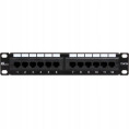 Patch Panel Getfort 10 cali 12 portów PGF-5EUTP12-B4