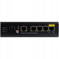 SWITCH POE GETFORT PRZEMYSŁOWY POE 4GE+1GE+1SFP (-40/80)