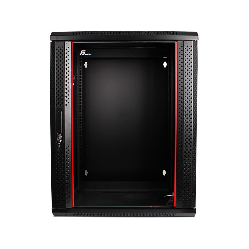 SZAFA RACK GETFORT 19 CALI 15U 600X550 WISZĄCA DWUSEKCYJNA