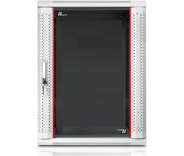 SZAFA RACK GETFORT 19 CALI 18U 600X450 WISZĄCA SZARA