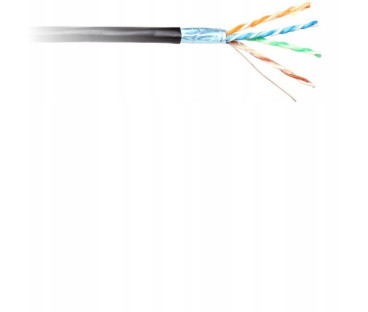 KABEL SKRĘTKA GETFORT CAT.5E F/UTP UV ŻELOWANY 500m