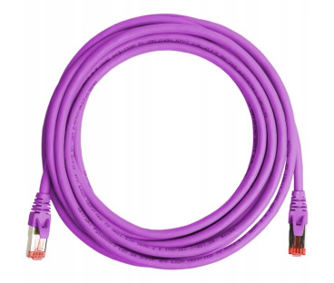 PATCHCORD SKRĘTKA GETFORT CAT.6A S/FTP LSOH 10m fioletowy
