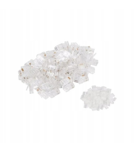 WTYK SIECIOWY GETFORT RJ45 CAT.6 8P8C z prowadnicą (100szt)