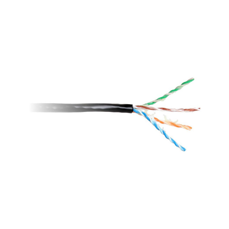 KABEL SKRĘTKA GETFORT CAT.6 U/UTP UV ŻELOWANY 1m