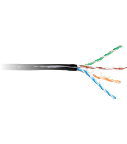 KABEL SKRĘTKA GETFORT CAT.6 U/UTP UV ŻELOWANY 1m