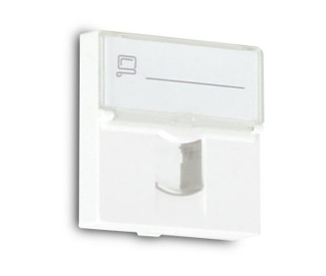 ADAPTER GETFORT 2 MOD 1XRJ45 MOSAIC 45x45mm