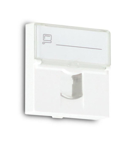 ADAPTER GETFORT 2 MOD 1XRJ45 MOSAIC 45x45mm